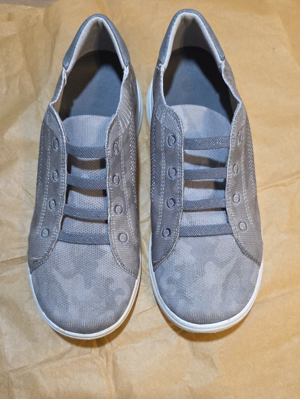 Bzees Grey Slip-On Women’s Casual Sneakers
